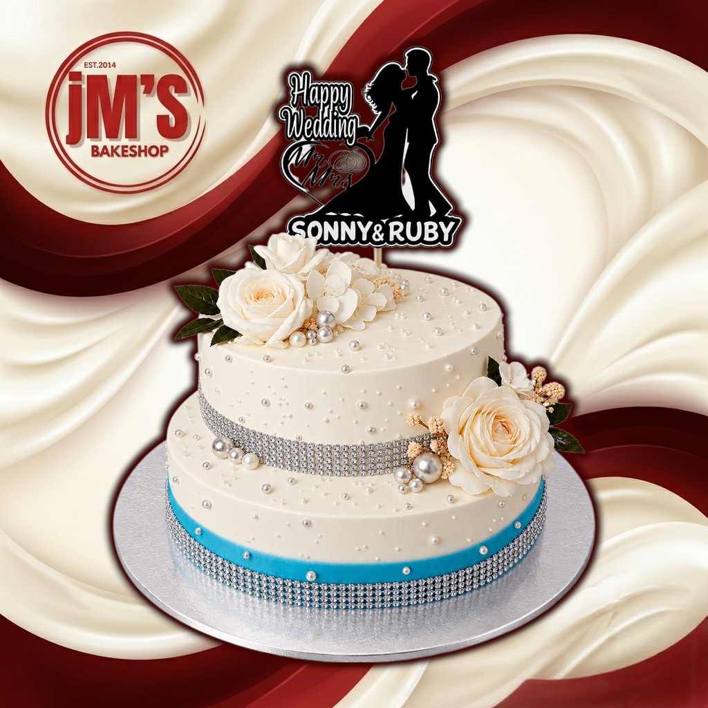 Mr. & Mrs. Elegant Cake